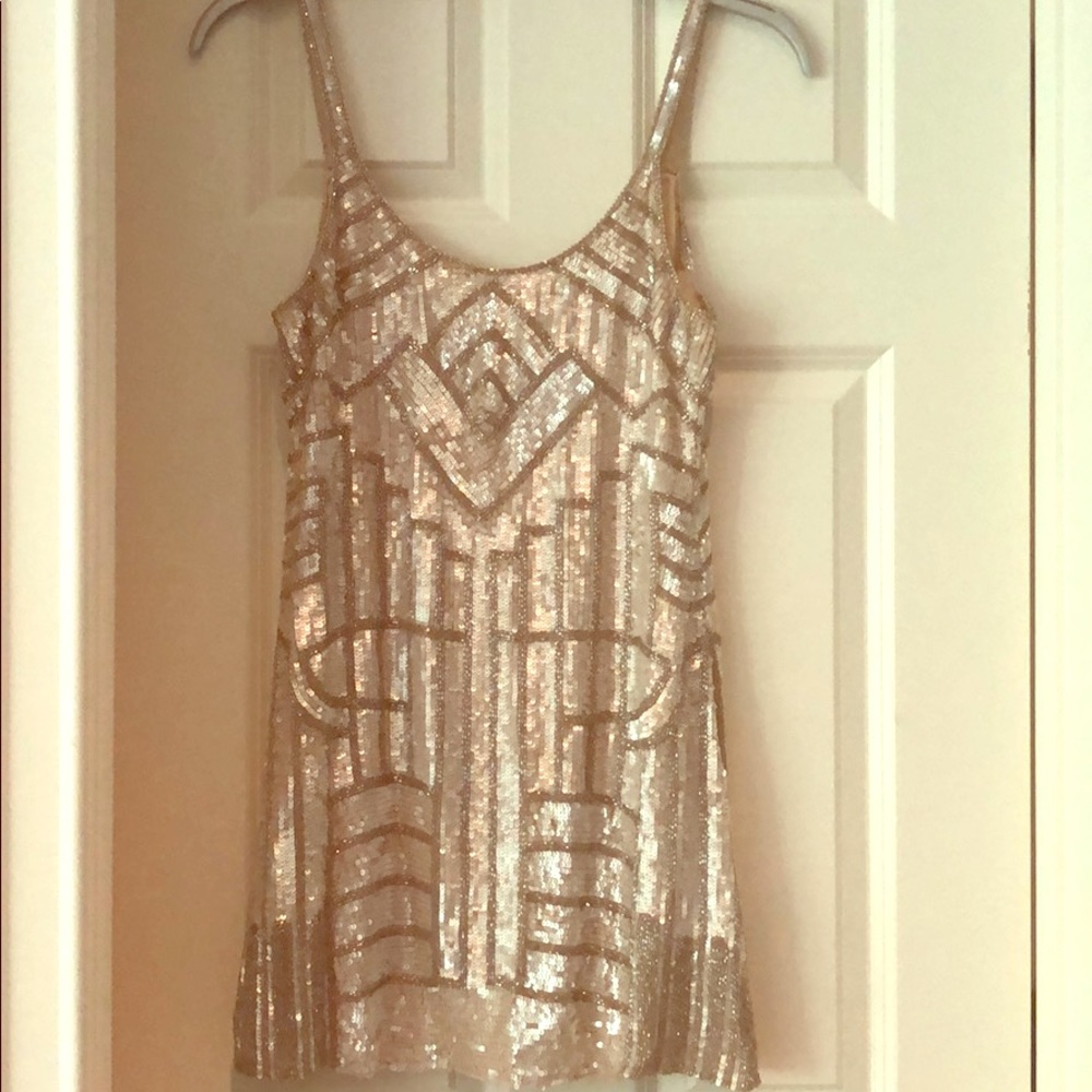 Parker Sequin Dress, XS
